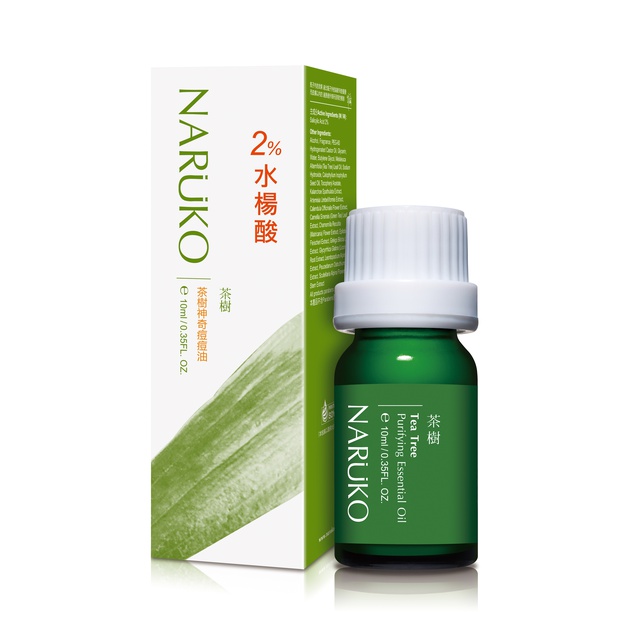 Tinh dầu ngăn ngừa và làm giảm mụn, sưng tấy Naruko trà tràm Tea Tree Purifying Essential Oil 10ml (Bản Đài)