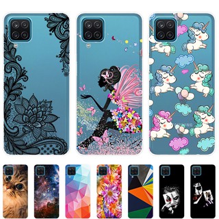 Ốp Điện Thoại Tpu Silicon Mềm Họa Tiết Dễ Thương Cho Samsung A12 Galaxy A12