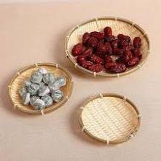 Mẹt tre trắng đựng thức ăn hoa quả...siêu đẹp