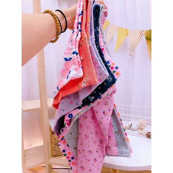 Quần thông hơi dài hoạ tiết màu 1-7