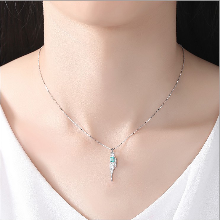 Dây Chuyền Bạc Nữ Hoàng Tộc Cao Cấp M1450-Bảo Ngọc Jewelry
