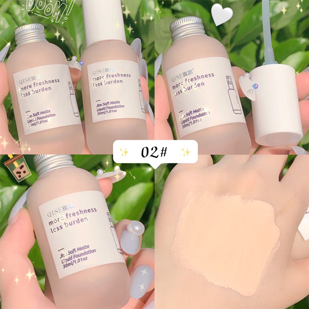 [Hàng mới về] Kem Nền Che Khuyết Điểm Qise Dạng Lỏng Trang Điểm Dưỡng Ẩm Kiềm Dầu Chống Nước Lâu Trôi | BigBuy360 - bigbuy360.vn