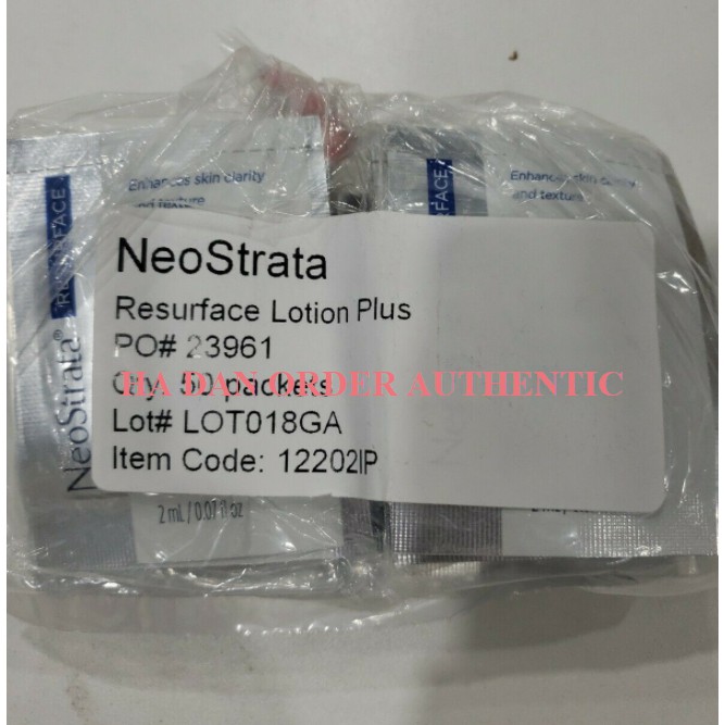 [Sample 2g] Kem dưỡng Neostrata các loại 10 AHA, 15 AHA- Neostrata resurface ultra smoothing cream 10 AHA, lotion 15 AHA