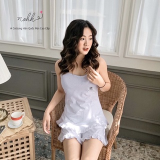 Bộ ngủ 2 dây cotton