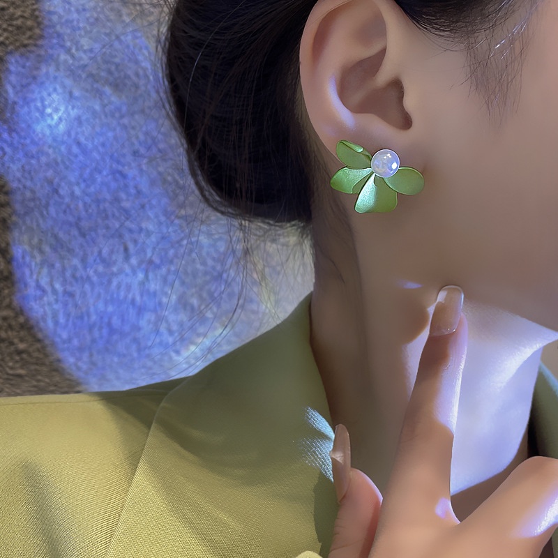 Bông Tai Hình Hoa Nhỏ Đính Ngọc Trai Phong Cách Hàn Quốc Thời Trang Mùa Hè Mới 2022 Cho Nữ