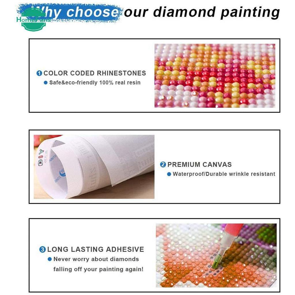 Bộ Tranh Đính Đá 5d Tự Làm Hình Lọ Hoa Hồng 30x40cm