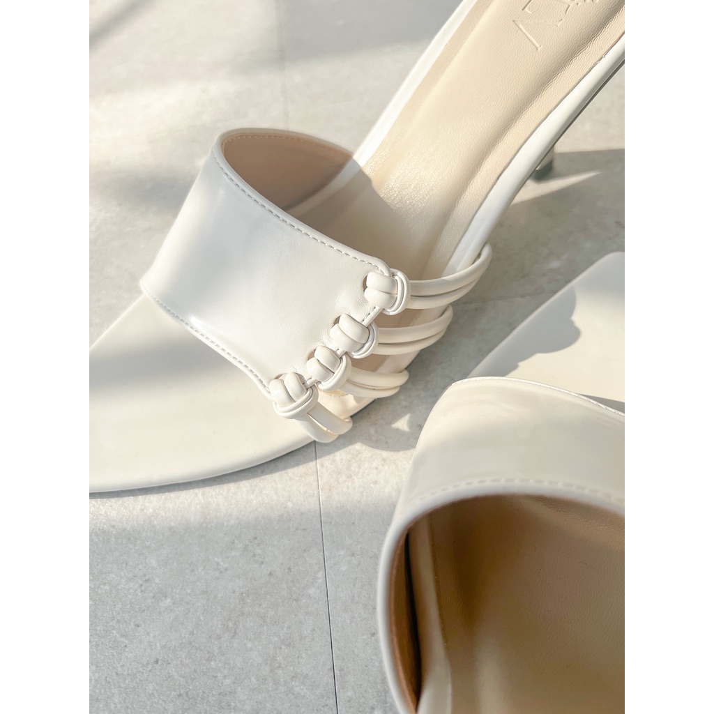 OLV - Giày Snowy Side Braided Heels