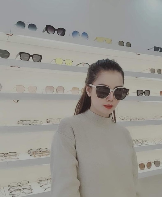 HCM mắt Kính mát V 3 chấm 4 màu hot nhất 2023 kính rÂM bản to