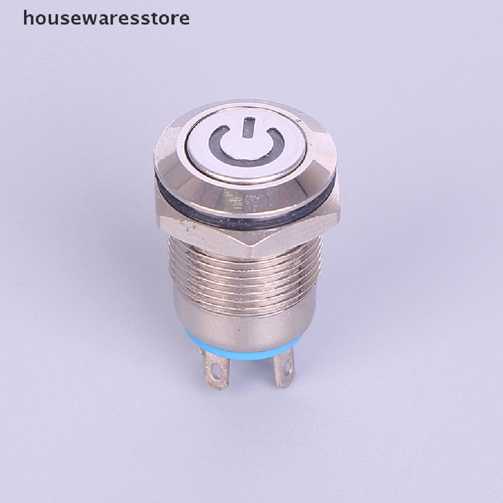 Đèn LED Kim Loại Màu Đen Chống Thấm Nước 12mm 12V