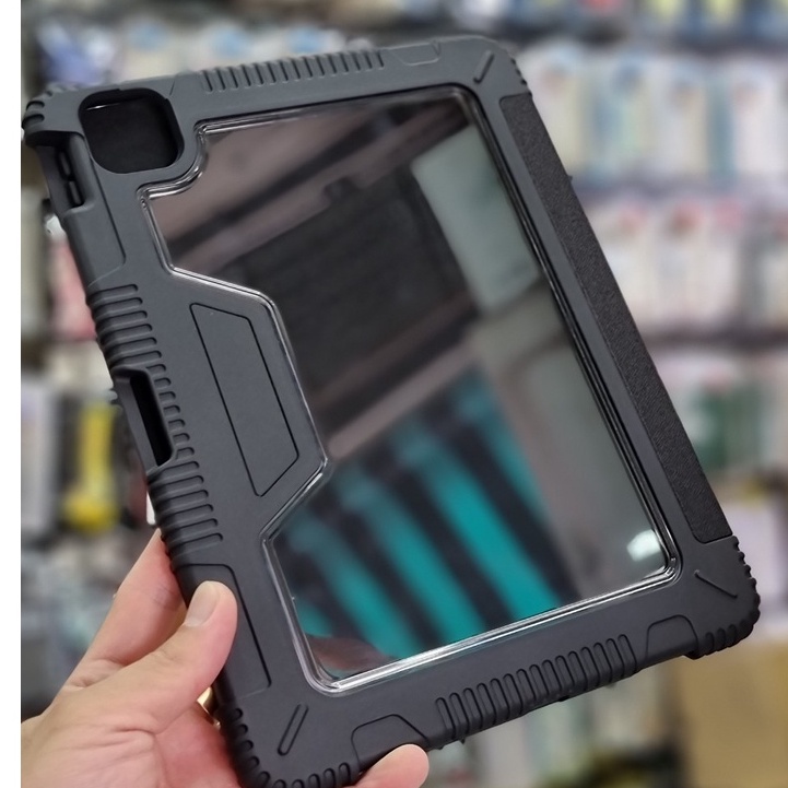 Bao ba Devia chống sốc cho iPad Pro 11 2020, 2021 M1, 12.9 2020, 2021 M1 Chính hãng lưng trong suốt cao cấp