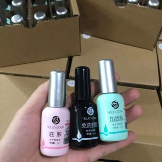 Báe top,BASE TOP CỨNG MÓNG HOA HỒNG YOUTH ROSE CHUYÊN DỤNG CHO DÂN LÀM NAIL