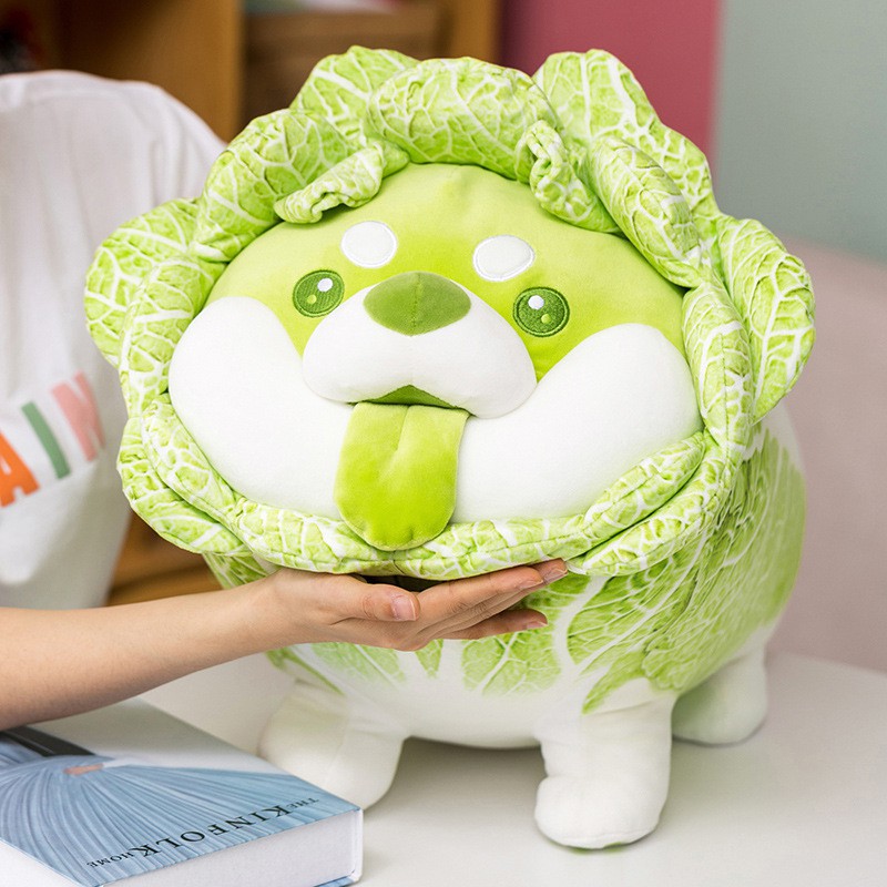 Gấu bông chó shiba bắp cải Vegetable Fairy siêu dễ thương kích thước 30-35-45cm NEOCI