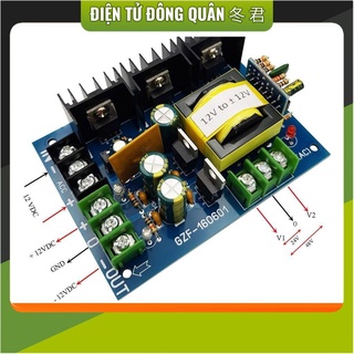 Module chuyển đổi 12VDC-24VDC ra nguồn đôi 12V-24V chuyên dùng cho mạch loa dùng nguồn đôi