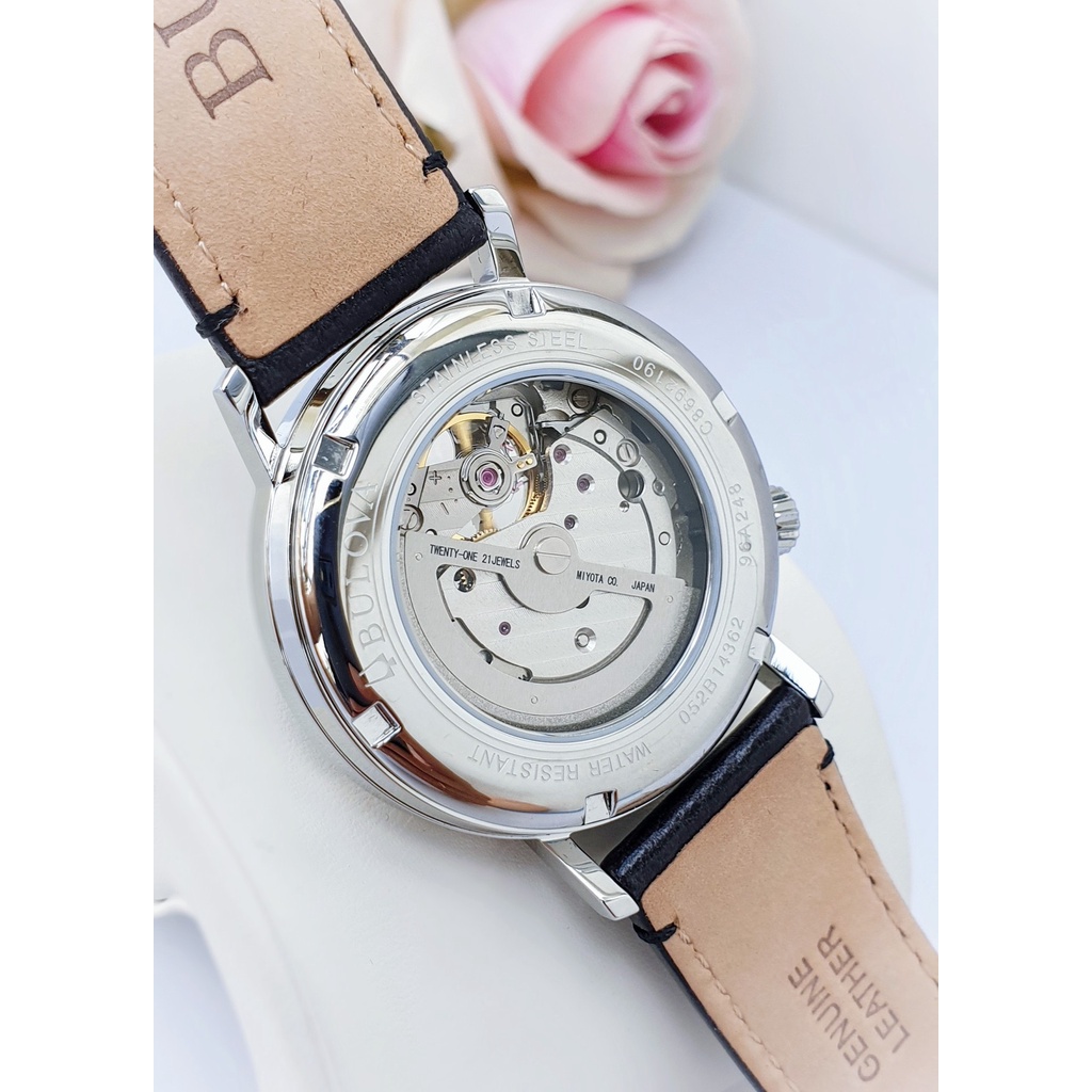 Đồng hồ nam chính hãng Bulova Oculus - Máy cơ tự động Automatic - Kính cường lực