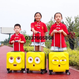 \SIZE 20/ VALI KÉO MINION VÀNG MẮT TO NGHỘ NGHĨNH