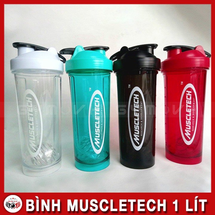 Bình nước tập gym Muscletech 1000ml