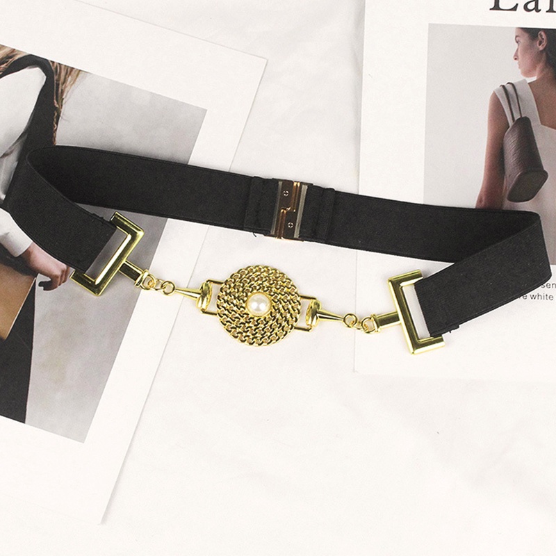 Thắt Lưng Polyester Mỏng Co Giãn Phong Cách Cổ Điển Cho Nữ