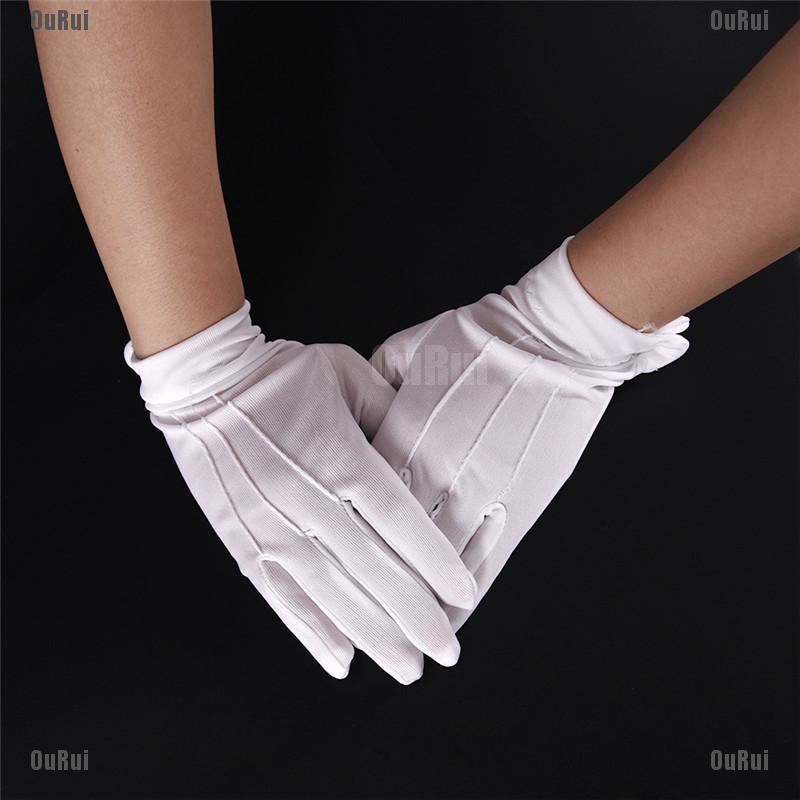 Găng Tay Màu Trắng Cao Cấp Thời Trang Dành Cho Cả Nam Và Nữ