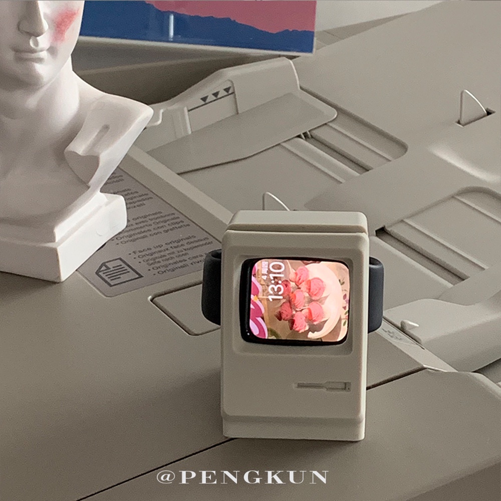 Đế sạc cho đồng hồ Iwatch 4 5 6 SE bằng silicone kiểu cổ điển