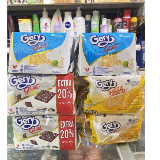 Bánh Quy Phô Mai/Dừa Gery Cheese Cracker Gói 90g