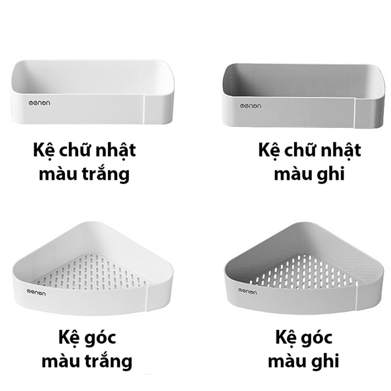 Kệ dán tường nhà tắm không cần khoan Oenon HT828