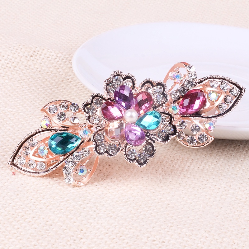 Kẹp Tóc Đính Đá Thời Trang Cho Nữ