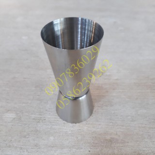 Jigger đong, ly đong inox 2 đầu 20cc- 40cc