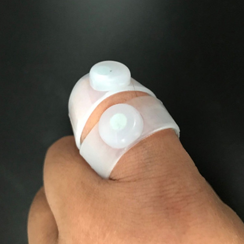2 Nhẫn Silicone Có Nam Châm Đeo Ngón Chân Tiện Lợi