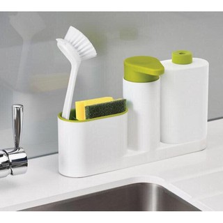 Bộ nhà xà phòng nước rửa chén bát kèm khay để búi rửa bát