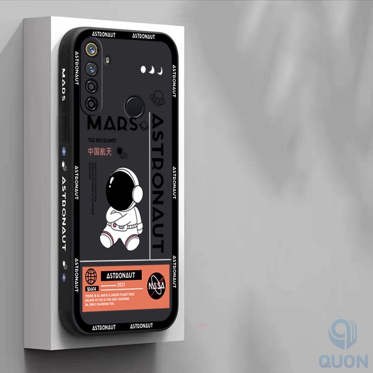 Ốp điện thoại TPU mềm chống sốc in hình Nasa cho Realme 5 6 7 8 Pro  V13 5i 6i 6PRO 7PRO