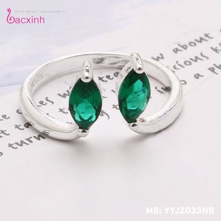 Nhẫn bạc Ý 925 Bạc Xinh Huệ Ngân- Vòng kim cô YYJZ033