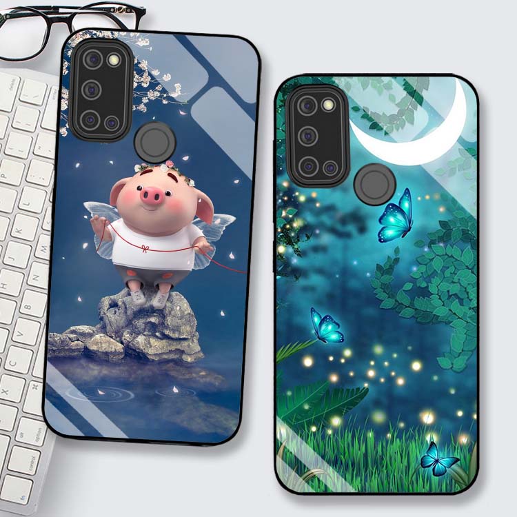 Ốp Lưng Realme 7i, C17 Mặt kính cường lực Cao Cấp, Sang Trọng thiết kế Độc Quyền
