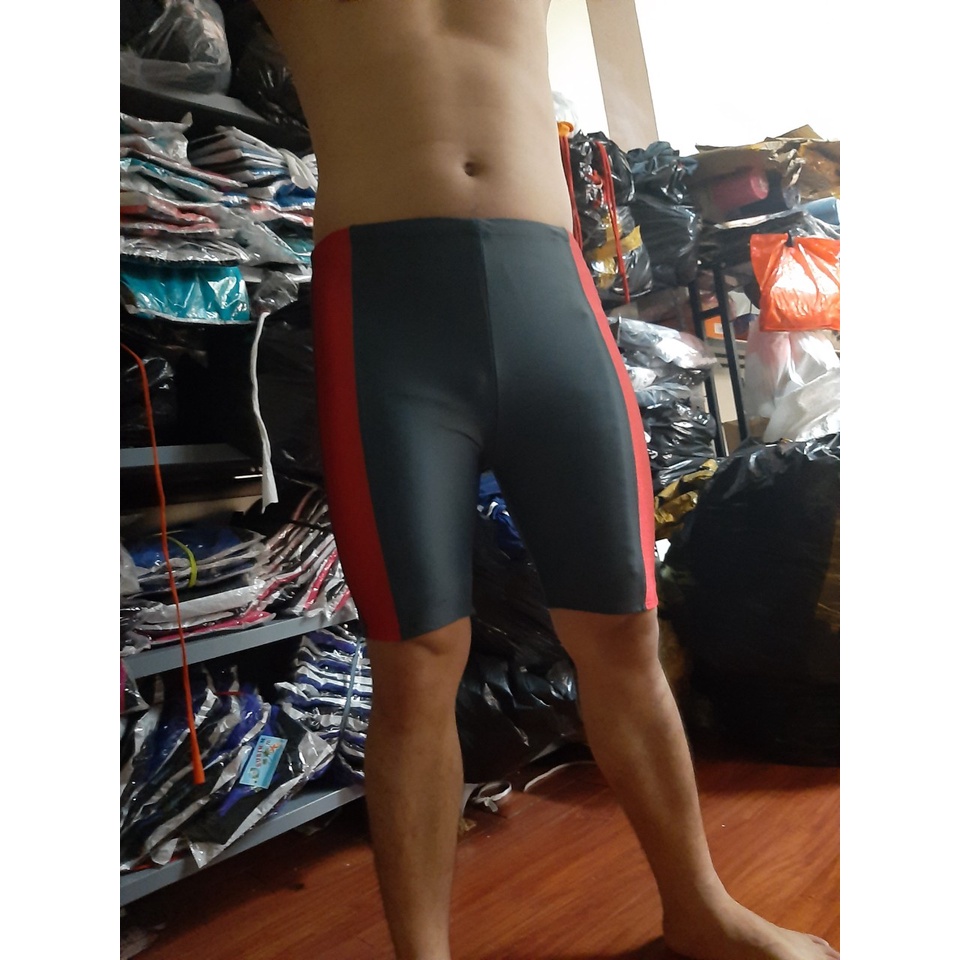 [Size L]Quần bơi nam lửng chất liệu thun mềm mại co giãn tốt thoải mái vận động thể thao đẹp mắt nam tính QN006 | BigBuy360 - bigbuy360.vn