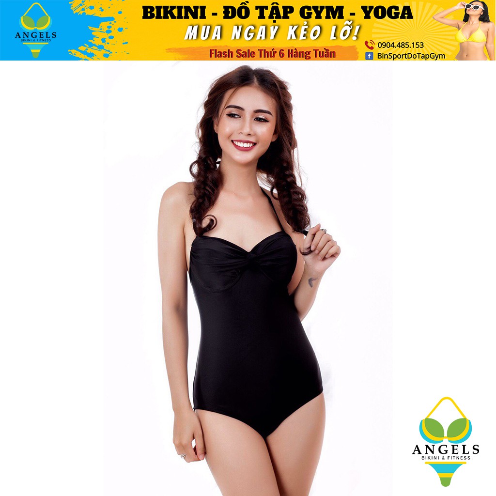 Bikini,Bộ Đồ Bơi Một Mảnh Body Đen BHV034 | BigBuy360 - bigbuy360.vn