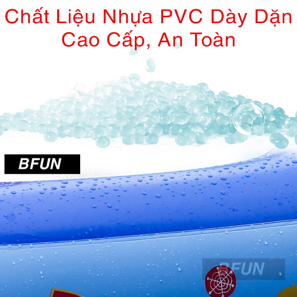 Hồ Bơi Cho Bé 2 TẦNG (Nhiều SIZE) LOẠI XỊN - Bể Bơi Trẻ Em, Phao Bơi Cho Bé BFUN