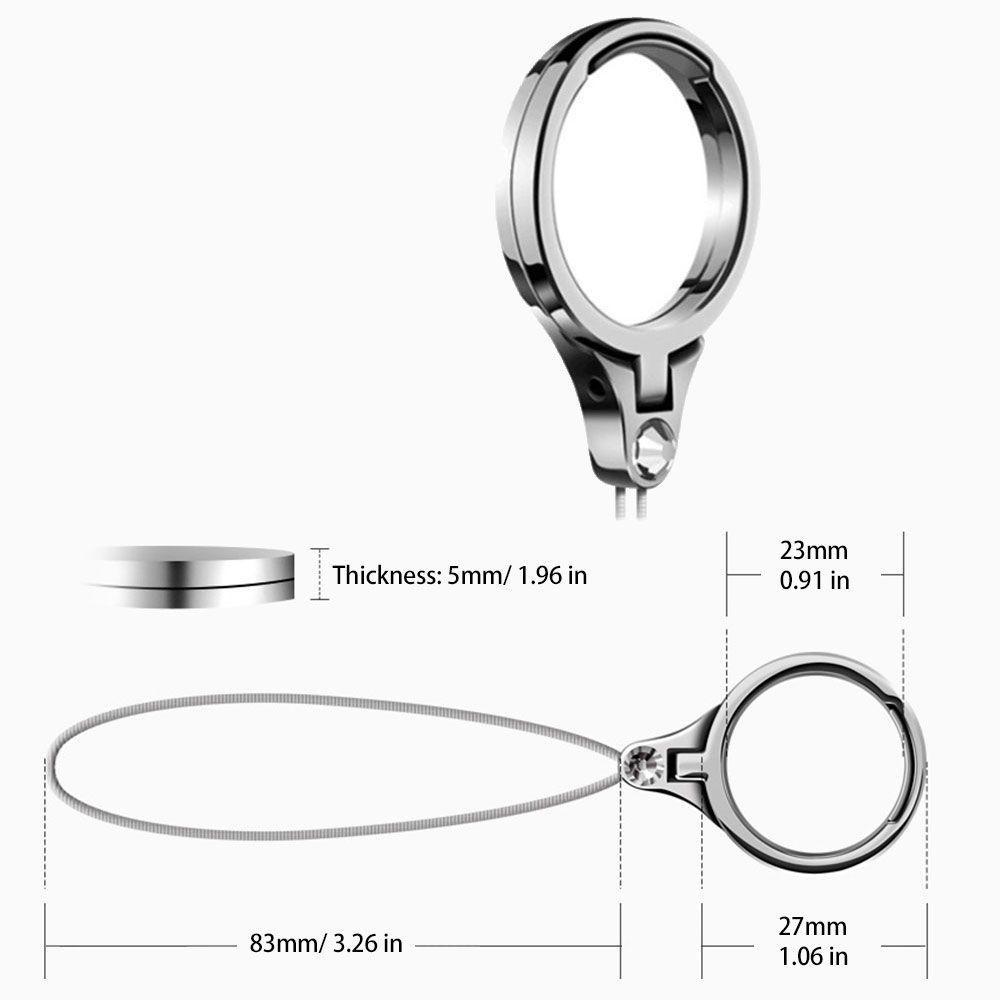 JONYE Giá Đỡ Điện Thoại Dạng Nhẫn Bằng Hợp Kim Kẽm 2 Trong 1 Thông Dụng