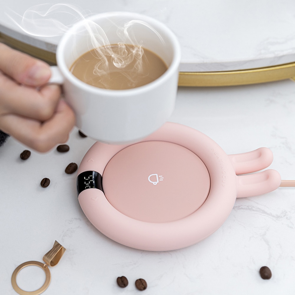 Tấm lót cốc UARELIFFE hâm nóng mini thông minh điều khiển cảm ứng 3 chế độ giữ nhiệt cho đồ uống tại nhà văn phòng