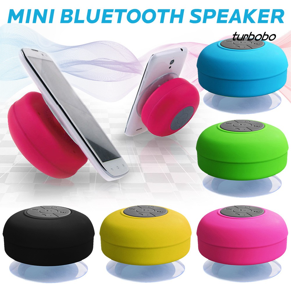 Loa Bluetooth Mini Không Dây Chống Nước Có Đế Hút Chân Không