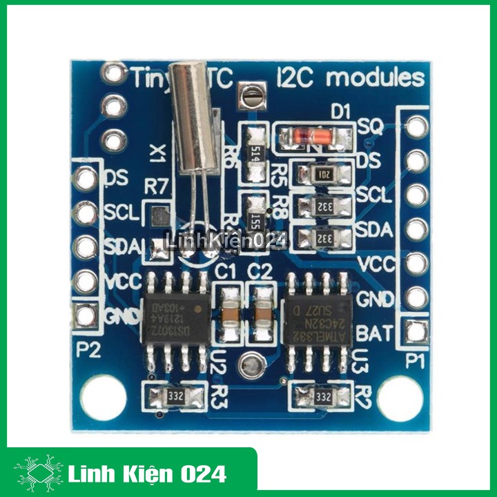 Module DS1307 + 24C32 (RTC / I2C)