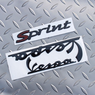 Hàng sẵn có Vespa Vespa Sprint 125 150 Mặt trước Mặt trước Bảng điều khiển bên bụng Một bộ Bảng điều khiển phía trước / LOGO bên được sửa đổi Nhãn dán ba chiều Huy hiệu 3D Nhãn dán LOGO