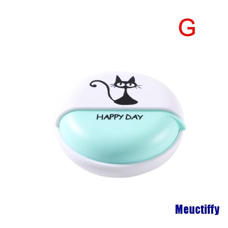 Hộp đựng tai nghe/ dây cáp hình tròn nắp xoay được