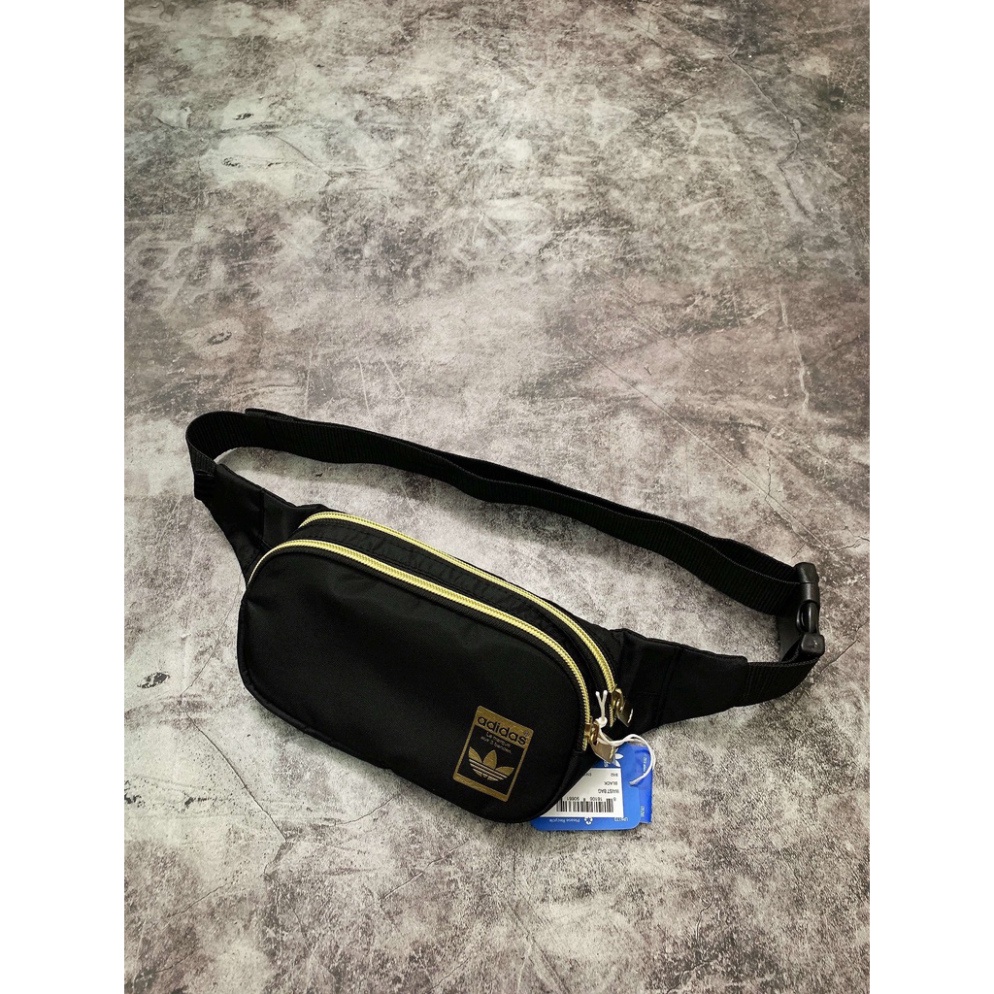 Túi Đeo Chéo Adidas Waist Bag Black/Gold GF3200 - BH 3 tháng [ CHUYÊN BÁN SỈ ]