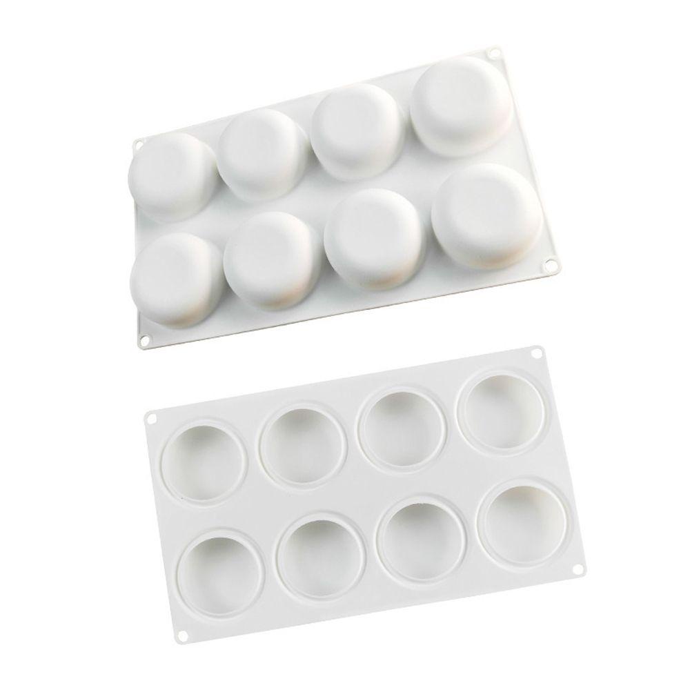 Khuôn Tròn Dẹt Làm Bánh Tráng Miệng / Bánh Mousse / Kem / Pudding Đa Ứng Dụng