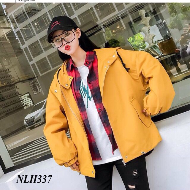 Áo khoác dù nữ phối 3 nút trơn có ảnh thật | BigBuy360 - bigbuy360.vn