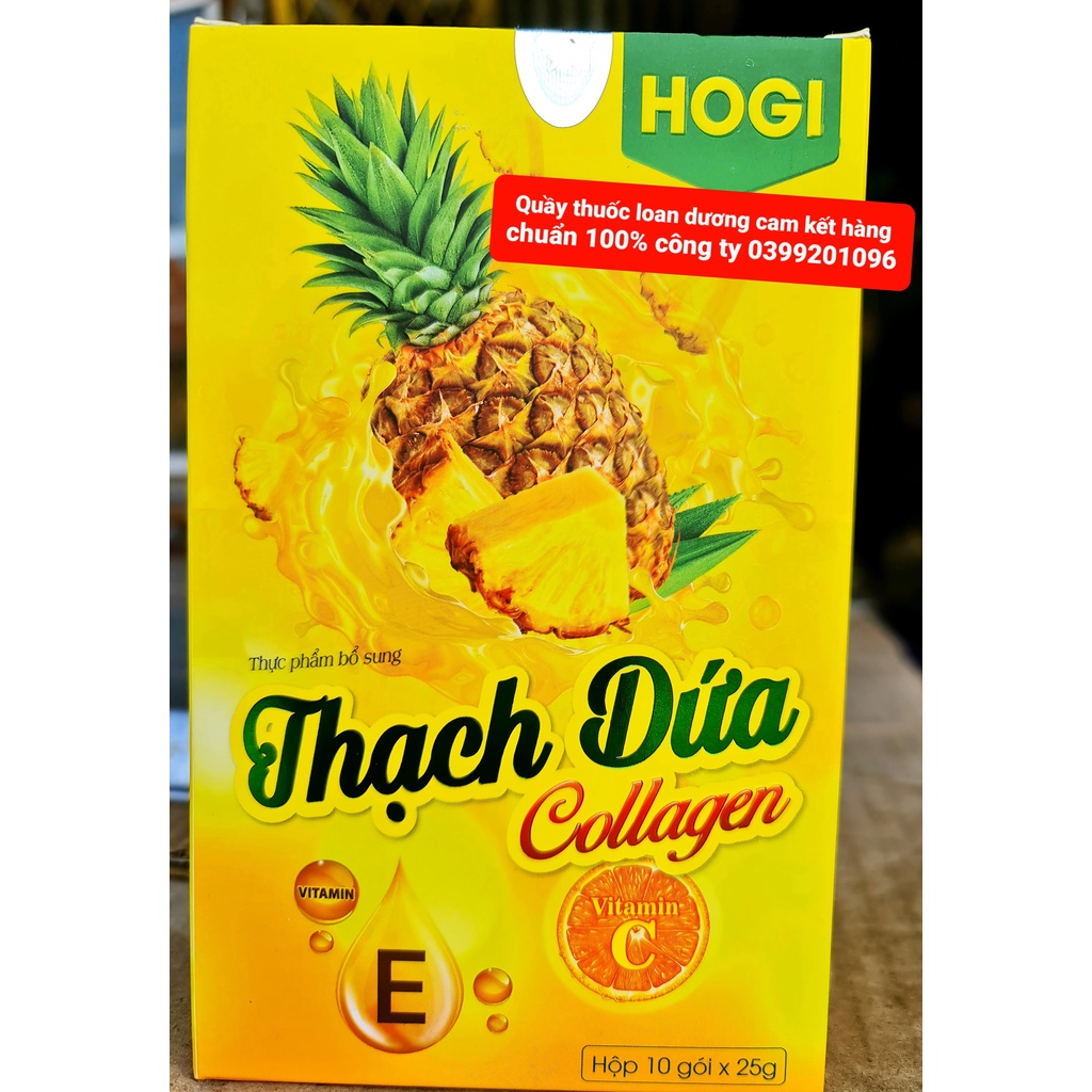 Thạch Dứa Cần Tây Collagen GIảm Cân, Làm Đẹp