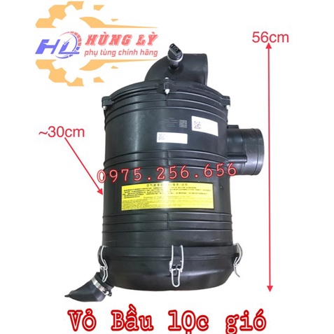 Vỏ Bầu lọc gió TH8T thaco trường hải phụ tùng ô tô phụ tùng Hùng Lỳ