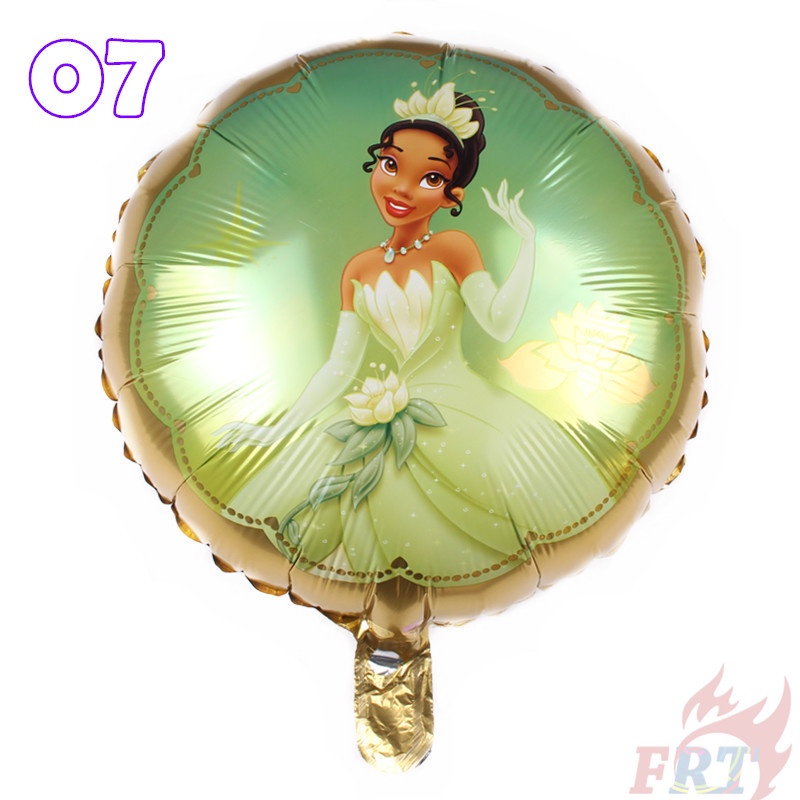 Bong bóng lá nhôm 18 inch phong cách công chúa Disney trang trí tiệc sinh nhật