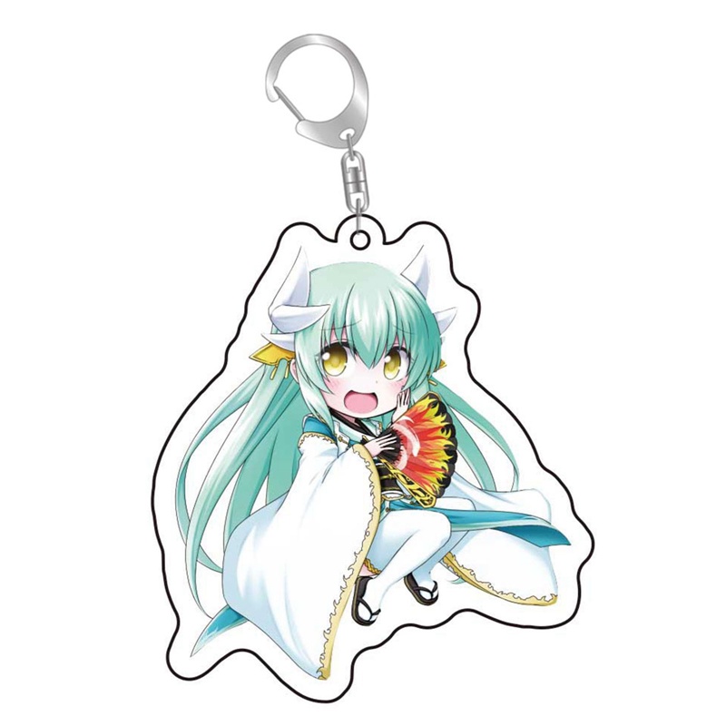 Móc Khóa Nhựa Acrylic Hai Mặt Hình Nhân Vật Saber Trong Fate/Stay Night