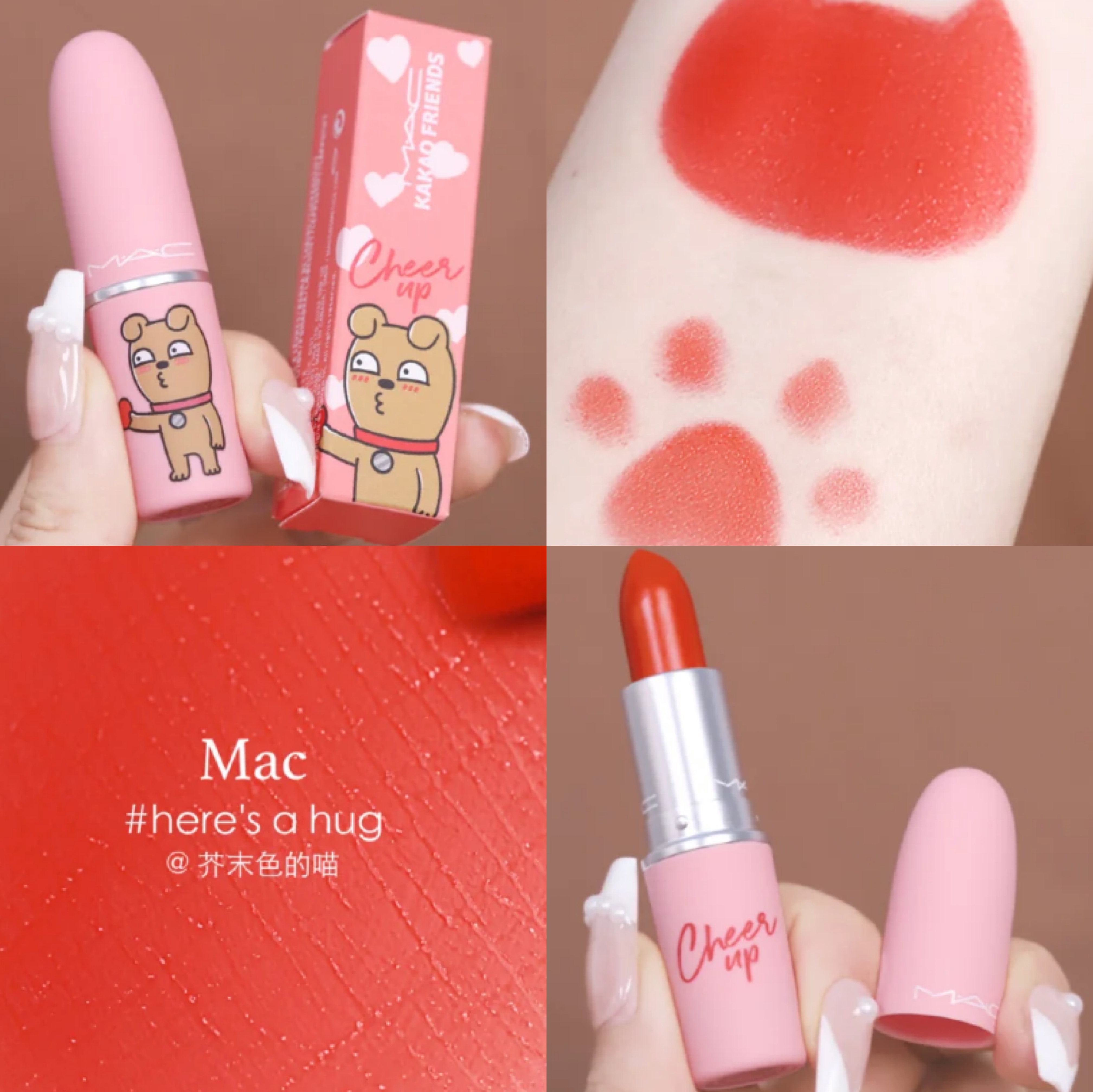 (Hàng Mới Về) Son Môi Mac / Magic Thiết Kế Vỏ Hồng Xinh Xắn | BigBuy360 - bigbuy360.vn