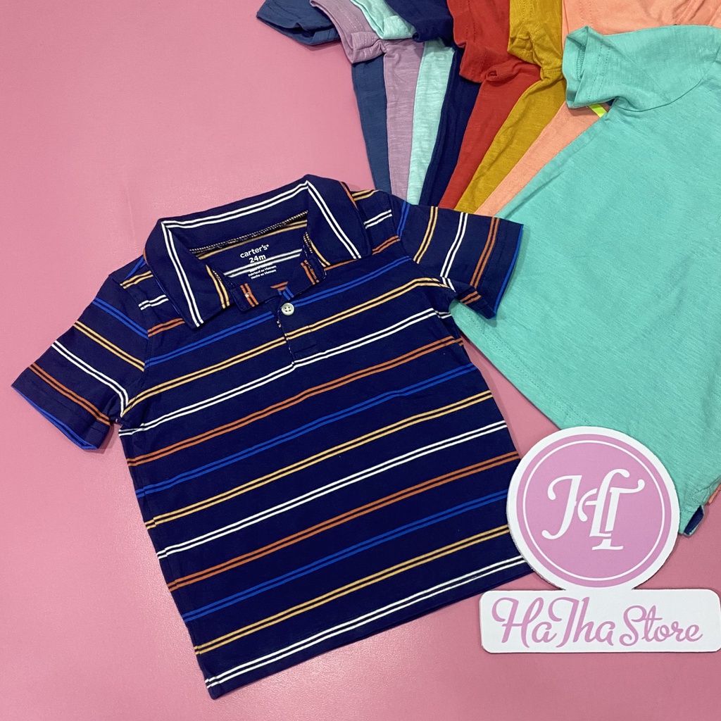 (11-22kg) Áo thun polo, áo có cổ C4RTER  cho bé trai